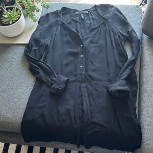 BCBGMaxAzria Black Textured Top